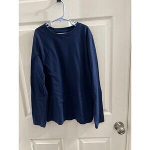 Cat & Jack Long Sleeve T Shirt Size L(12-14) Navy